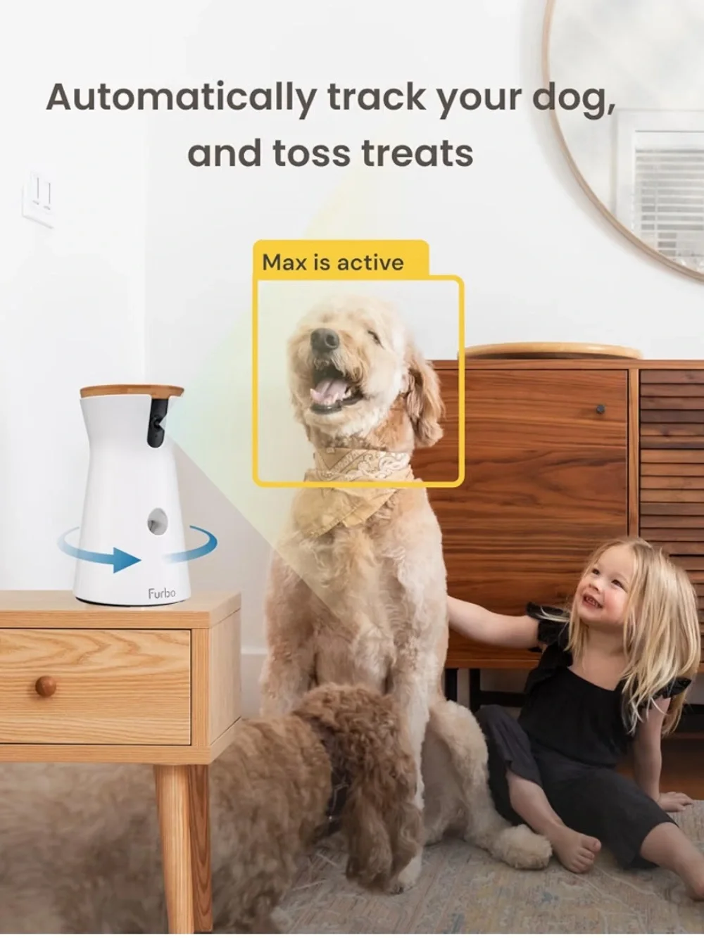 FURBO, 360 Rotating View, Treat Toss, Etc. + 320 Canine Waste Bags
